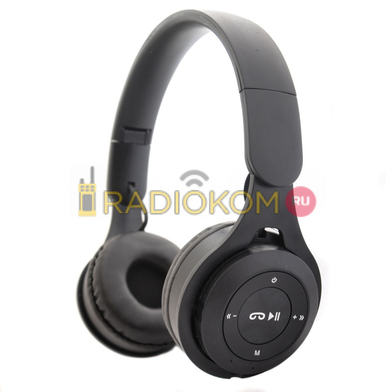 Наушники беспроводные TurboSky WH-02 BLACK. Гарнитура bluetooth TurboSky WH-02 BLACK. Наушники накладные черные.